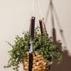 Leather Hanging Plant Basket