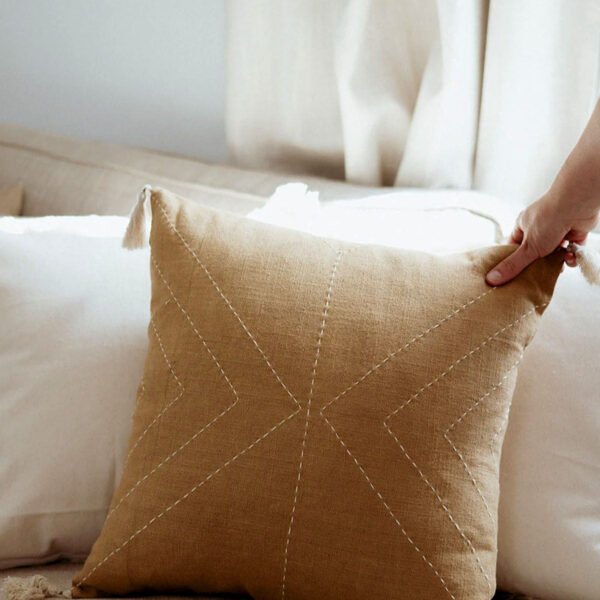 Kantha Throw Pillow Cover